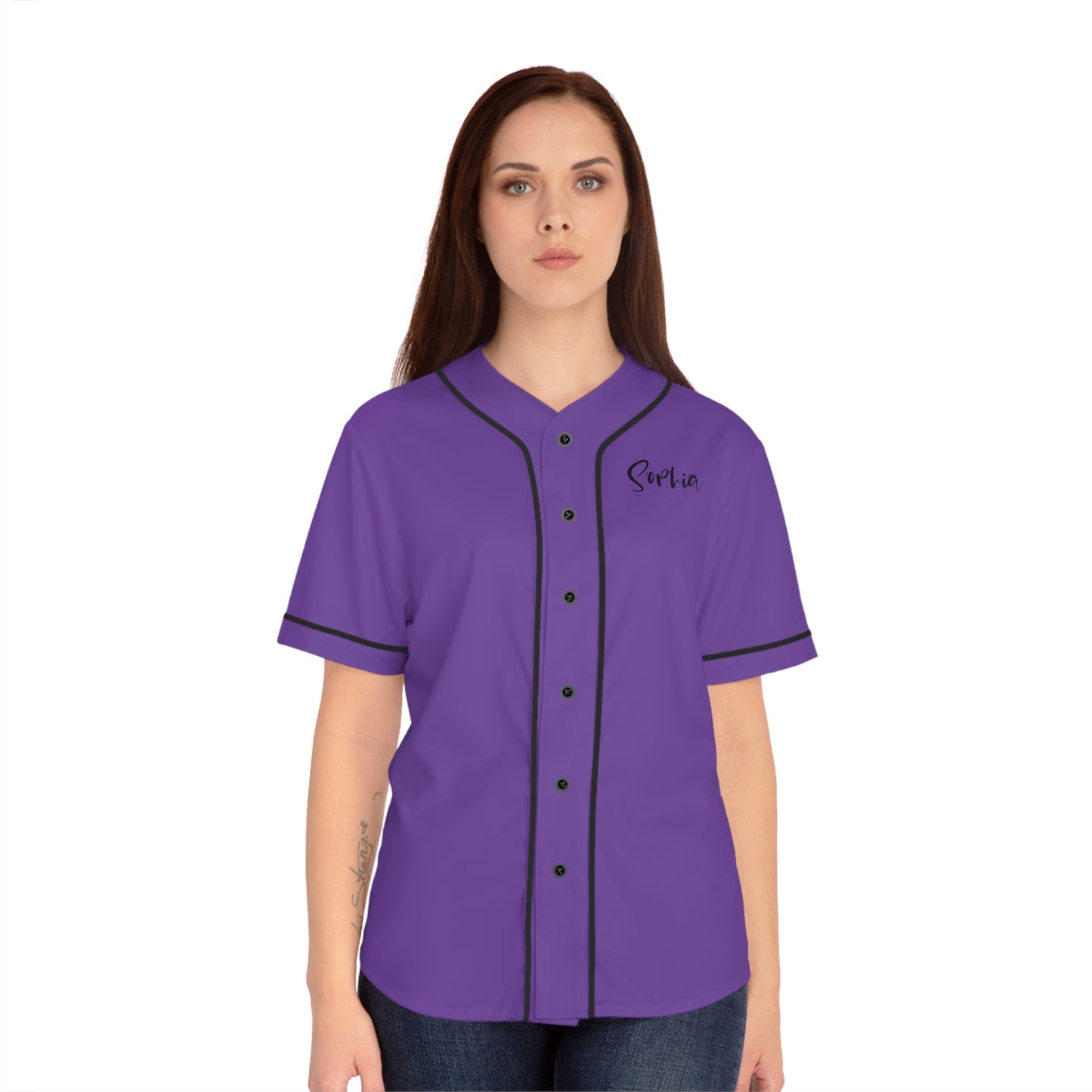 Custom Mardi Gras Baseball Jersey - Women's