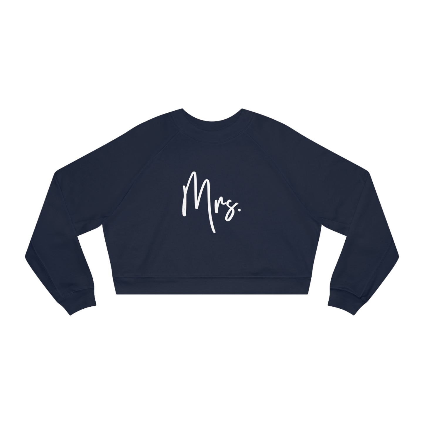 Mrs. Cropped Fleece Pullover