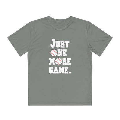 Just One More Game Baseball Sport-Tek® Competitor™ Youth Tee