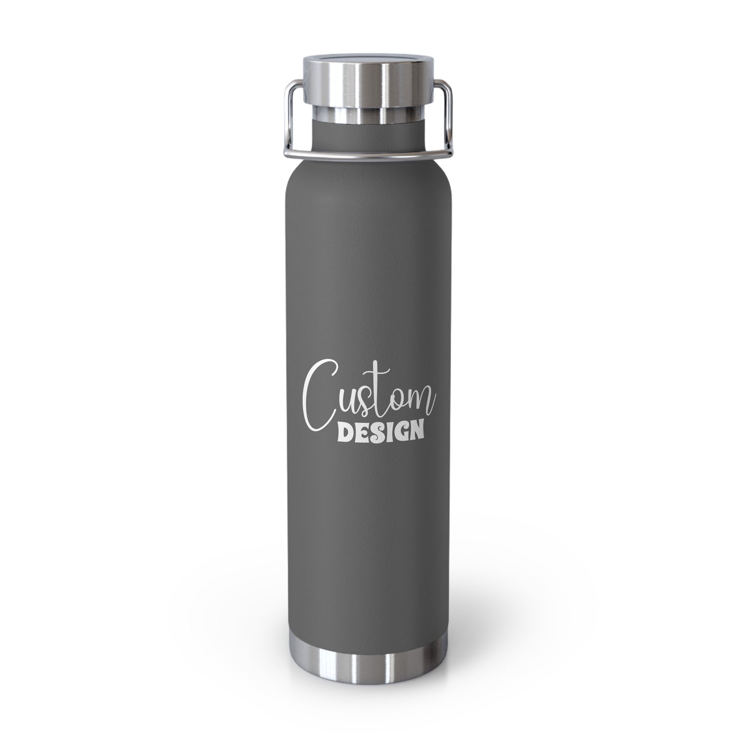 Custom Copper Vacuum Insulated Bottle, 22 oz