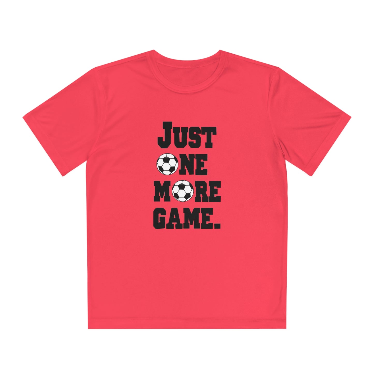 Just One More Game Soccer Sport-Tek® Competitor™ Youth Tee