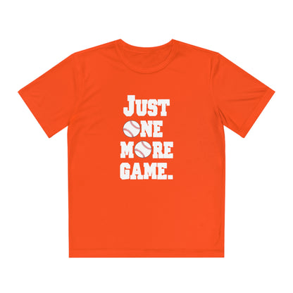 Just One More Game Baseball Sport-Tek® Competitor™ Youth Tee