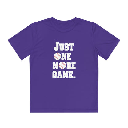 Just One More Game Baseball Sport-Tek® Competitor™ Youth Tee