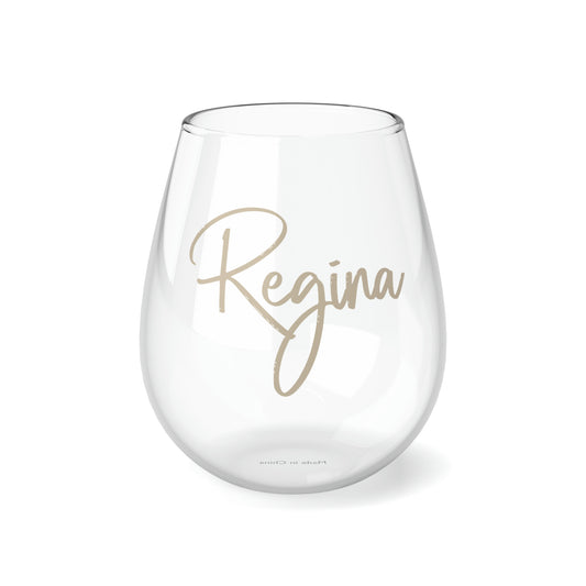 Custom Stemless Wine Glass