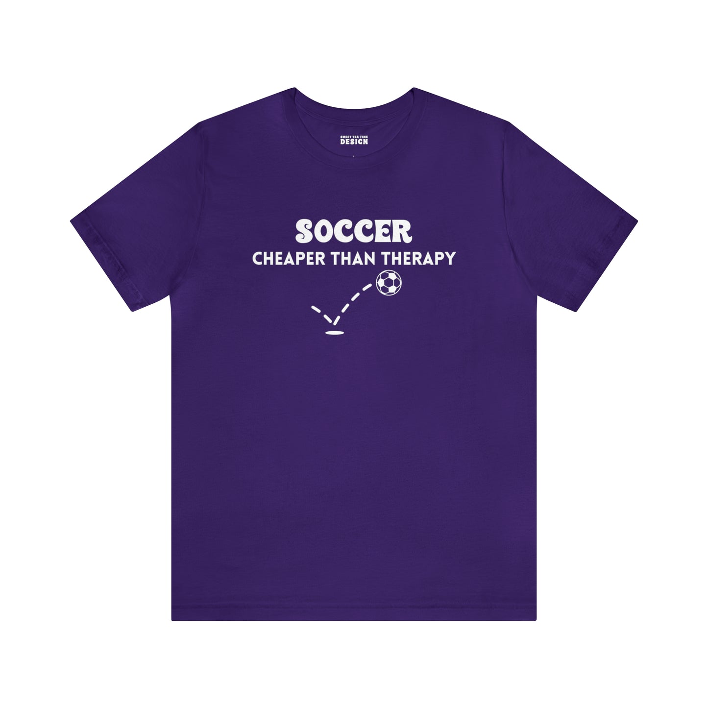 Soccer...Cheaper Than Therapy Jersey Short Sleeve Tee