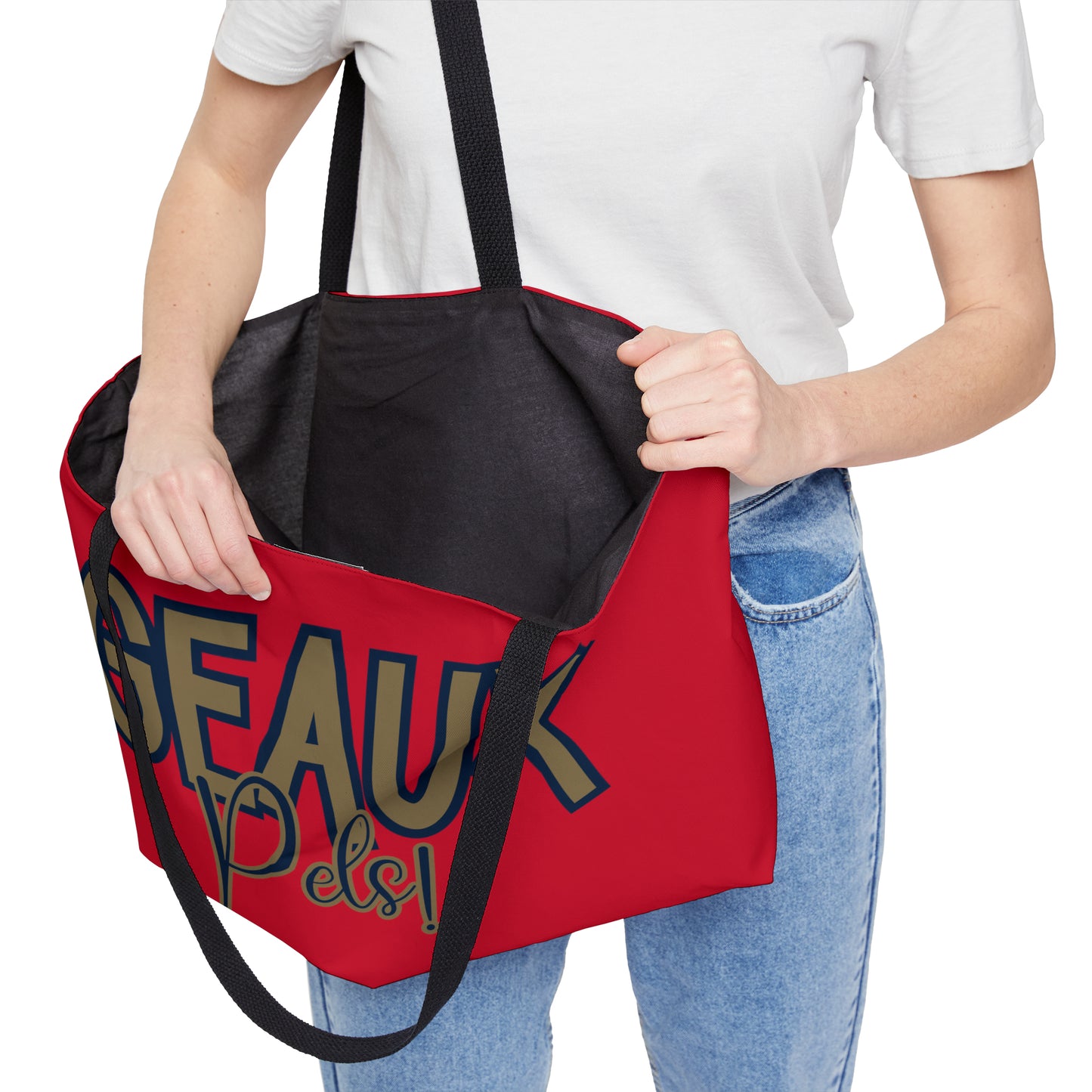 Geaux Pelicans Weekender Tote Bag