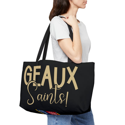 Geaux Saints Weekender Tote Bag