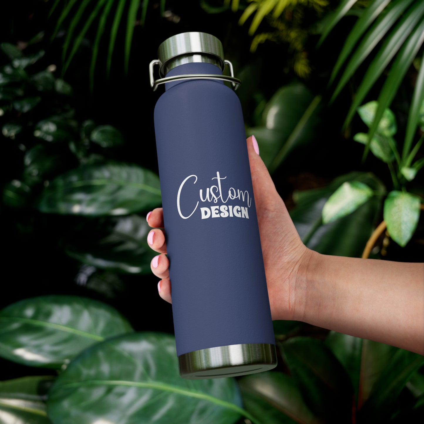 Custom Copper Vacuum Insulated Bottle, 22 oz