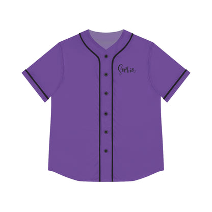 Custom Mardi Gras Baseball Jersey - Women's