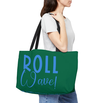 Roll Wave Weekender Tote Bag