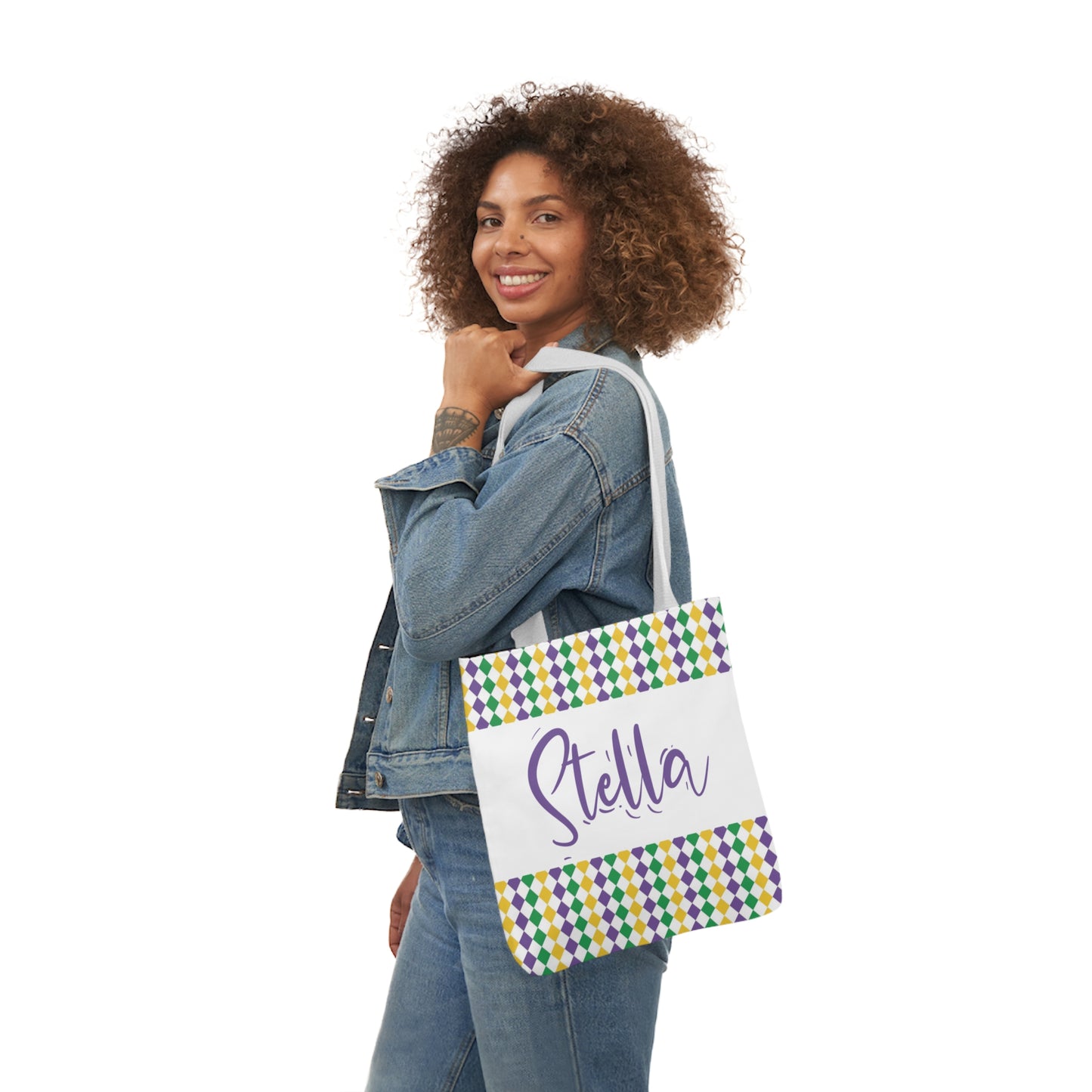 Custom Carnival Catch-All Canvas Tote Bag