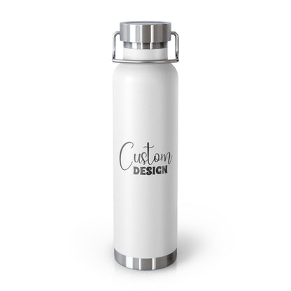 Custom Copper Vacuum Insulated Bottle, 22 oz