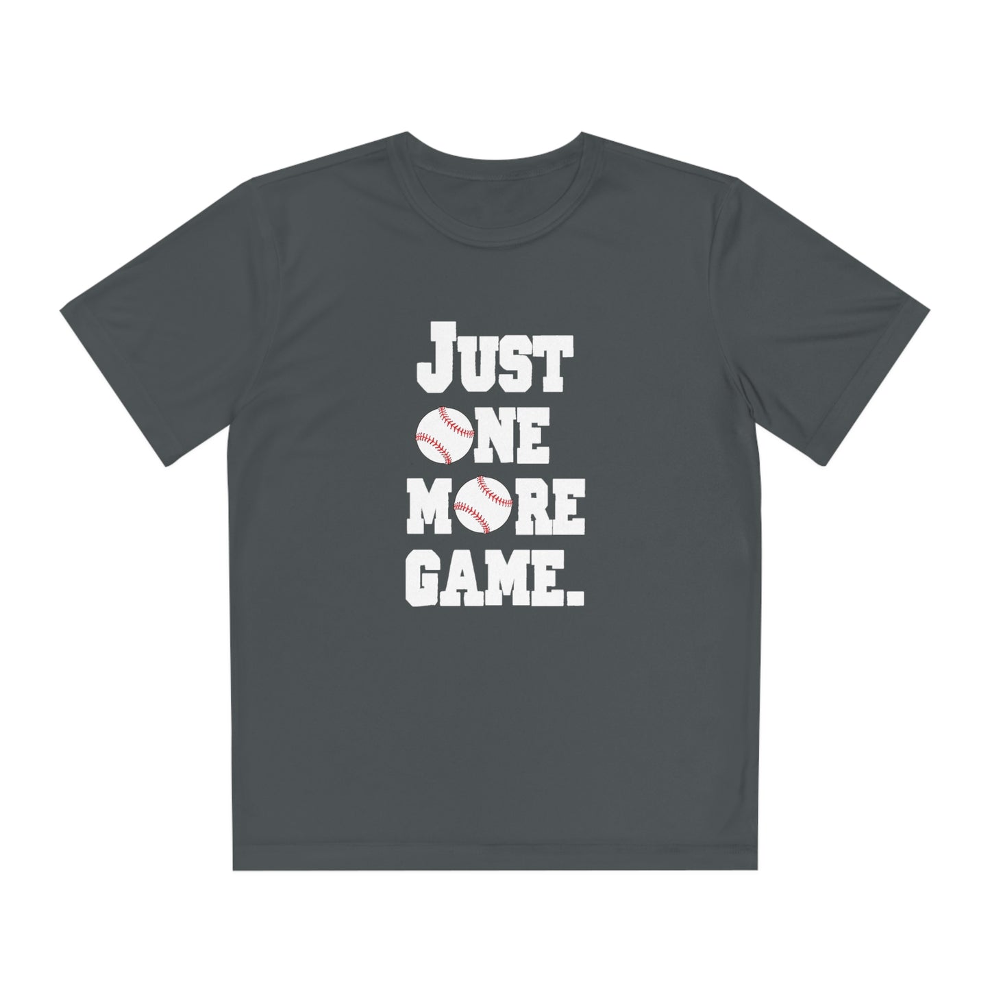 Just One More Game Baseball Sport-Tek® Competitor™ Youth Tee