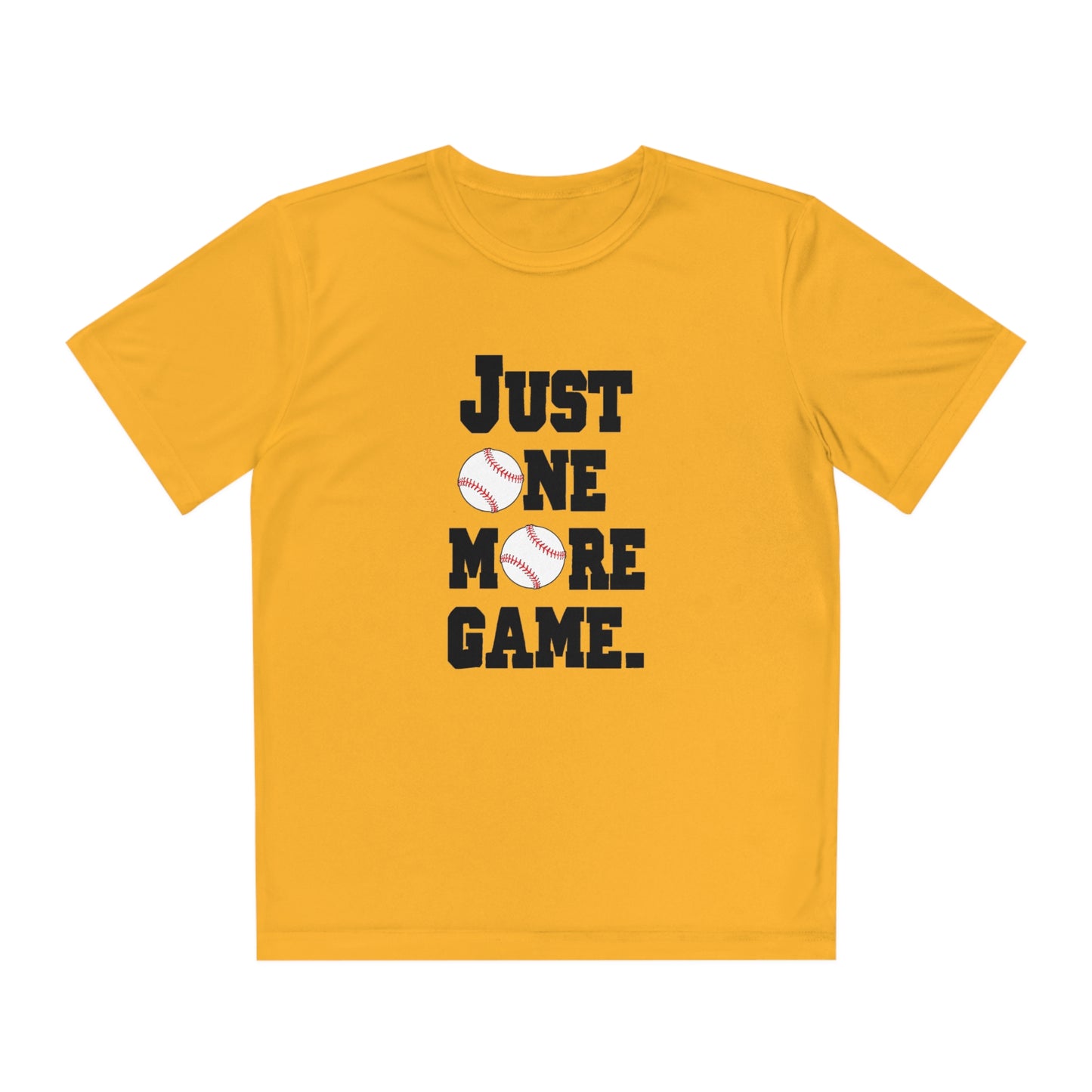 Just One More Game Baseball Sport-Tek® Competitor™ Youth Tee