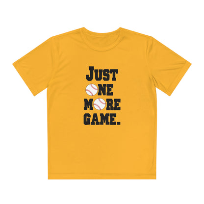 Just One More Game Baseball Sport-Tek® Competitor™ Youth Tee