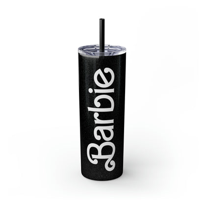 Custom Skinny Tumbler with Straw, 20 oz