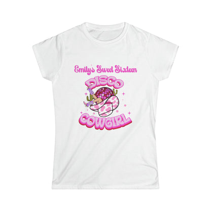 Disco Cowgirl Birthday Short Sleeve Tee