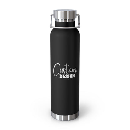 Custom Copper Vacuum Insulated Bottle, 22 oz