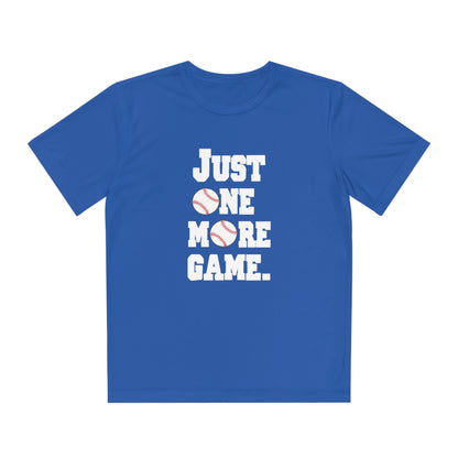 Just One More Game Baseball Sport-Tek® Competitor™ Youth Tee