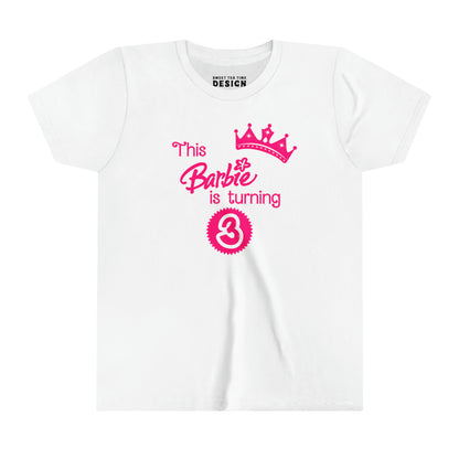 Custom Birthday Youth Short Sleeve Tee