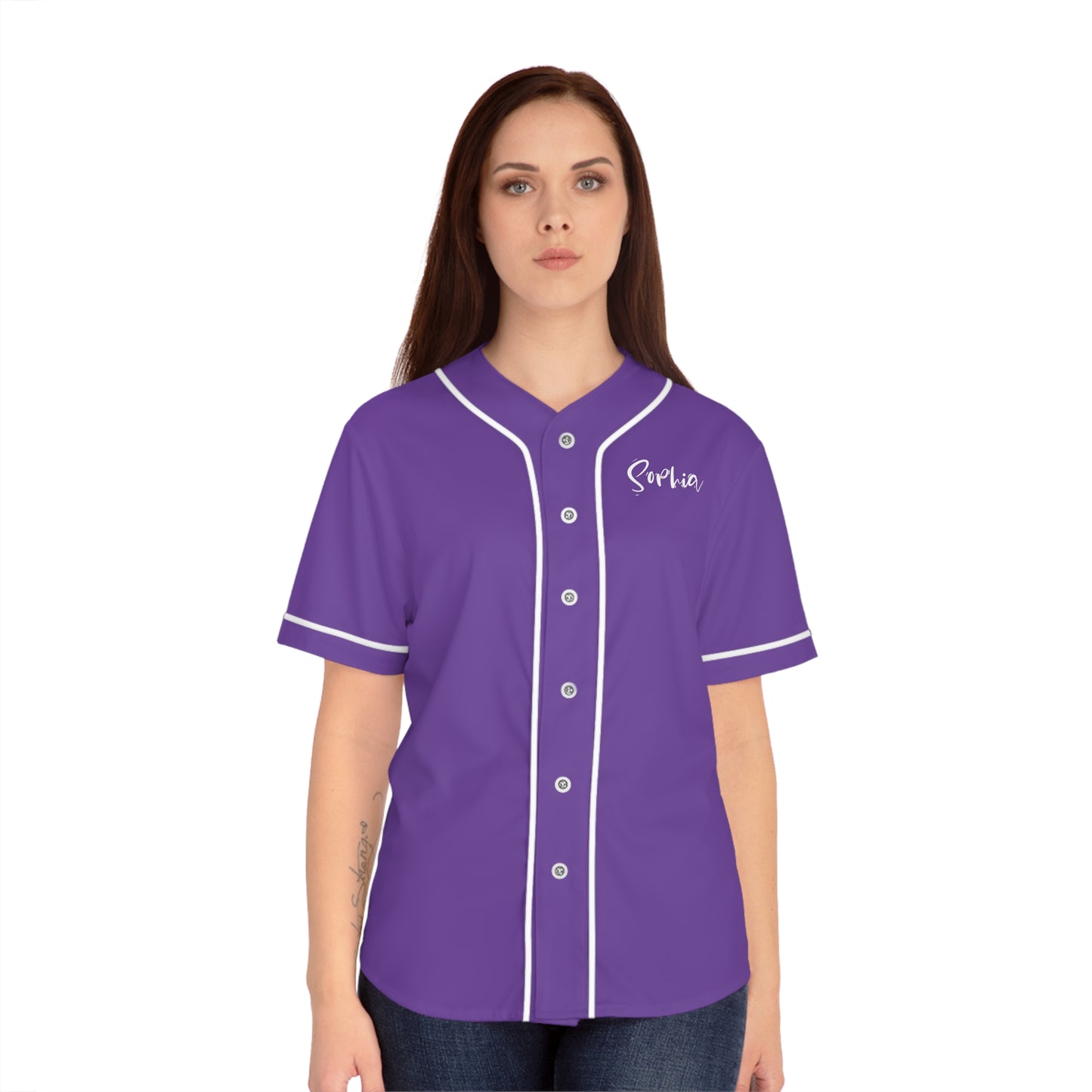 Custom Mardi Gras Baseball Jersey - Women's