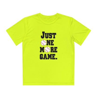 Just One More Game Baseball Sport-Tek® Competitor™ Youth Tee