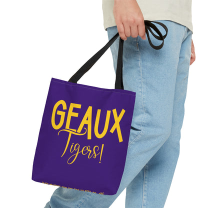 Geaux Tigers Tote Bag