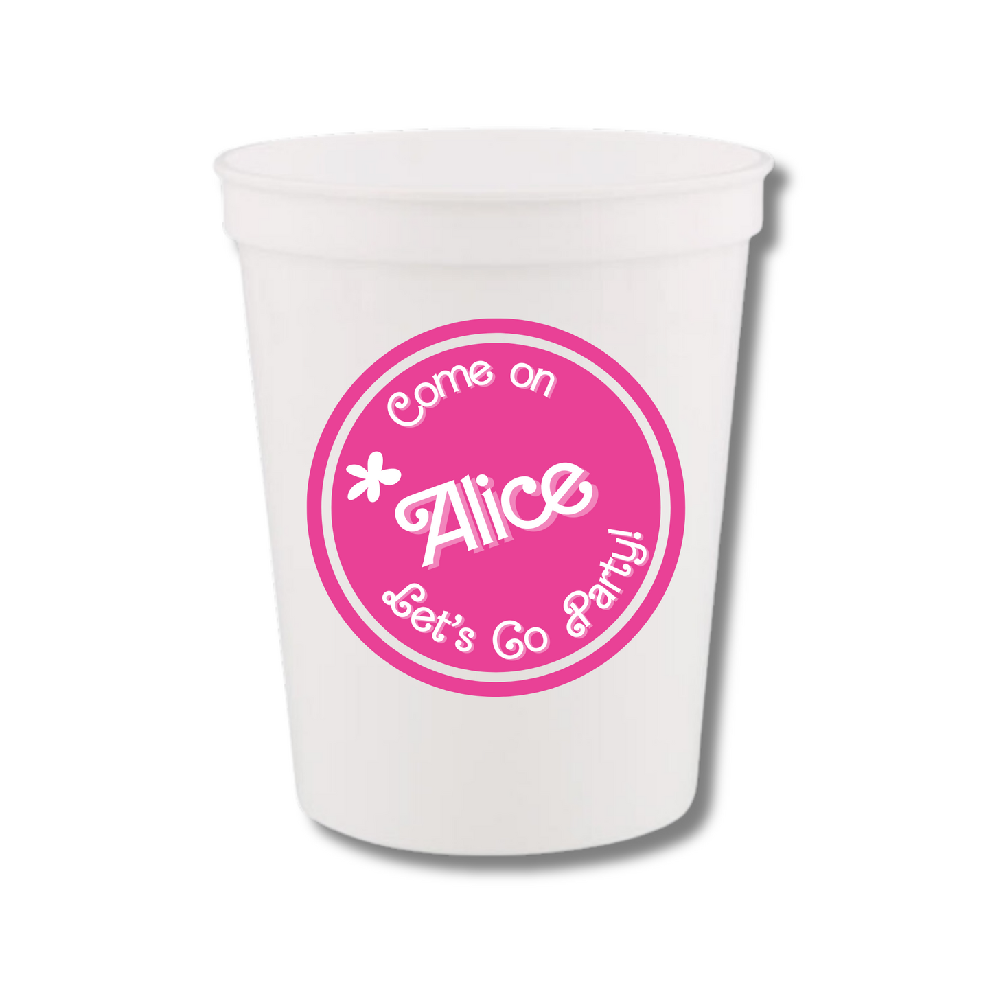 Custom Stadium Cups, Plastic, One Color Standard Imprint