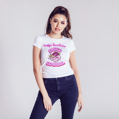 Disco Cowgirl Birthday Short Sleeve Tee