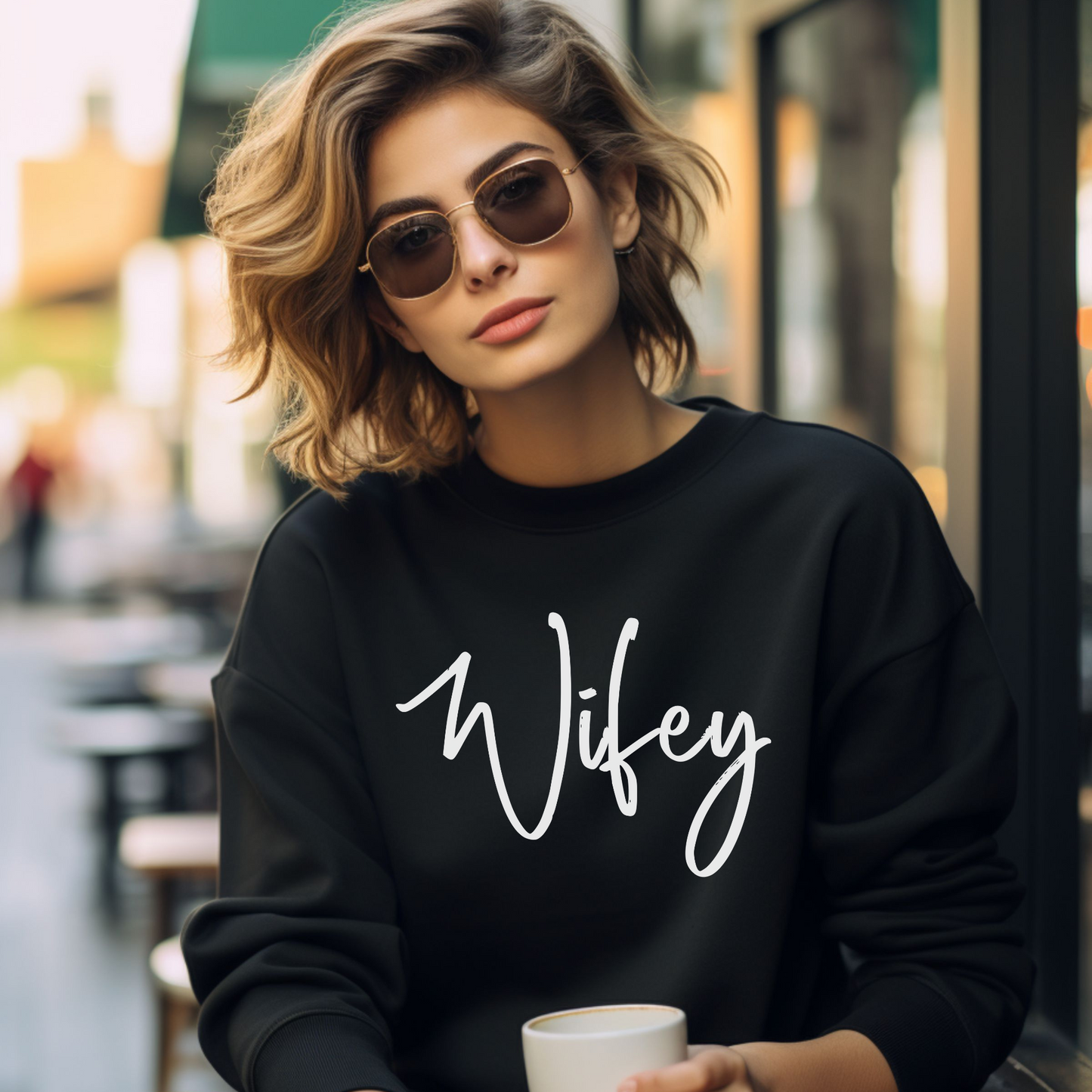 Wifey Crewneck Sweatshirt