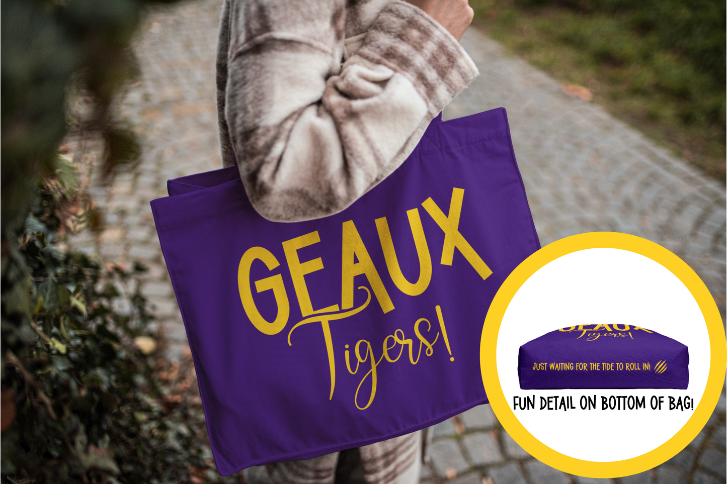 Geaux Tigers Weekender Tote Bag