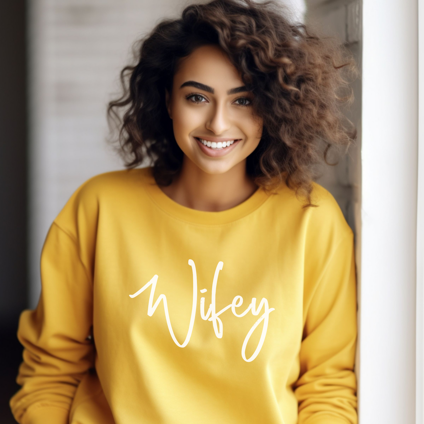 Wifey Crewneck Sweatshirt