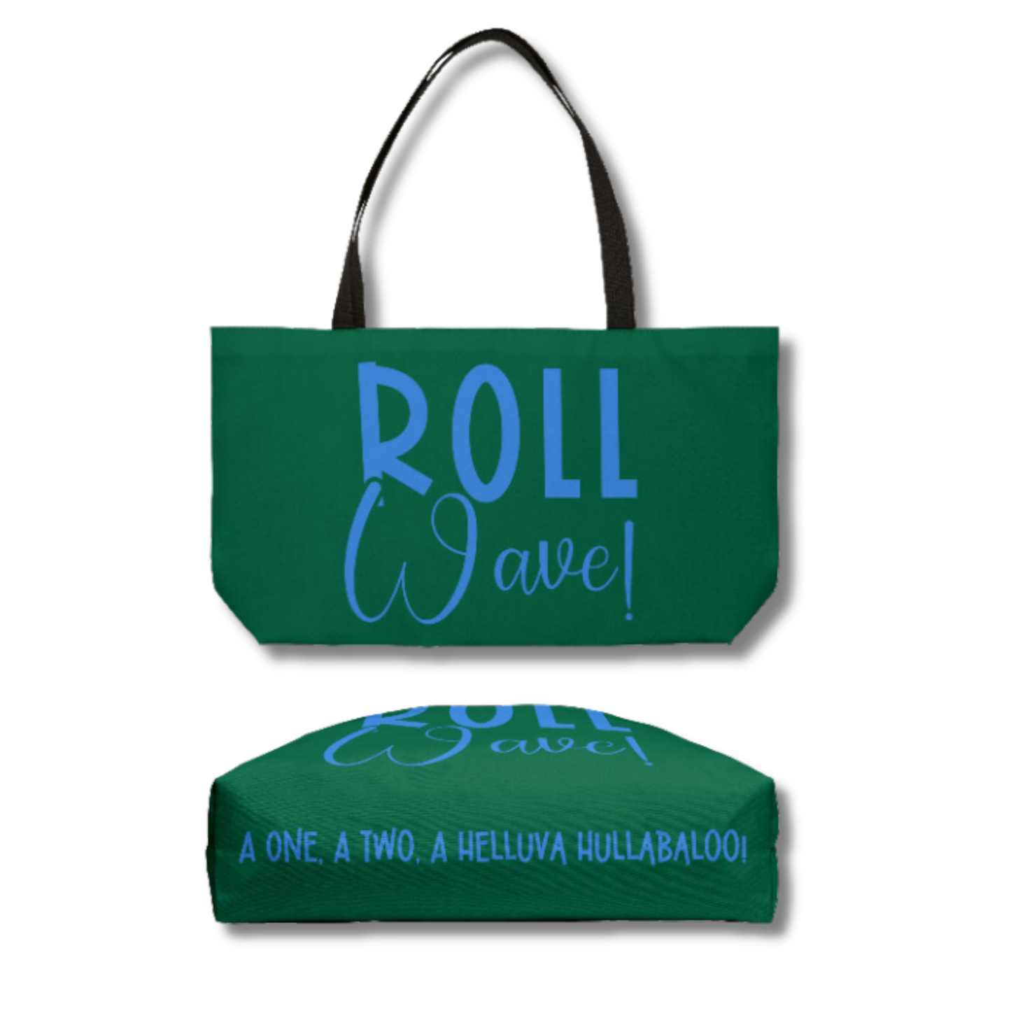 Roll Wave Weekender Tote Bag