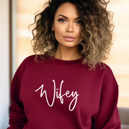 Wifey Crewneck Sweatshirt