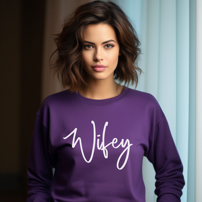 Wifey Crewneck Sweatshirt