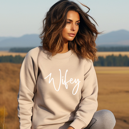 Wifey Crewneck Sweatshirt