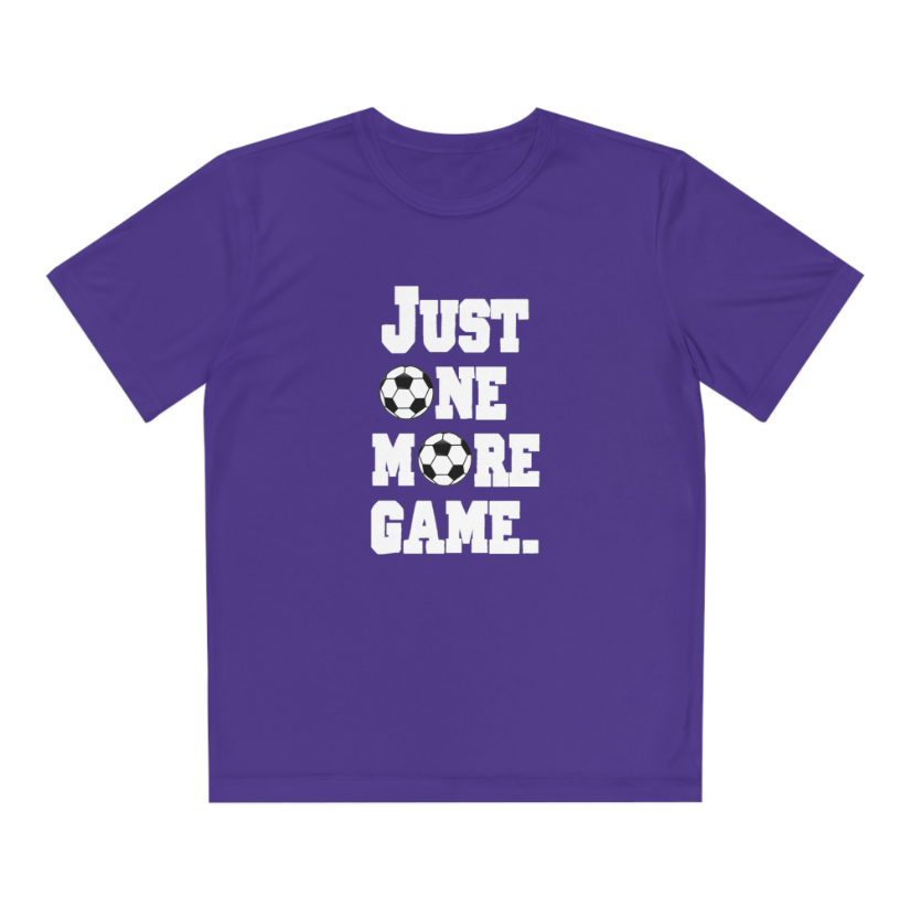 Just One More Game Soccer Sport-Tek® Competitor™ Youth Tee