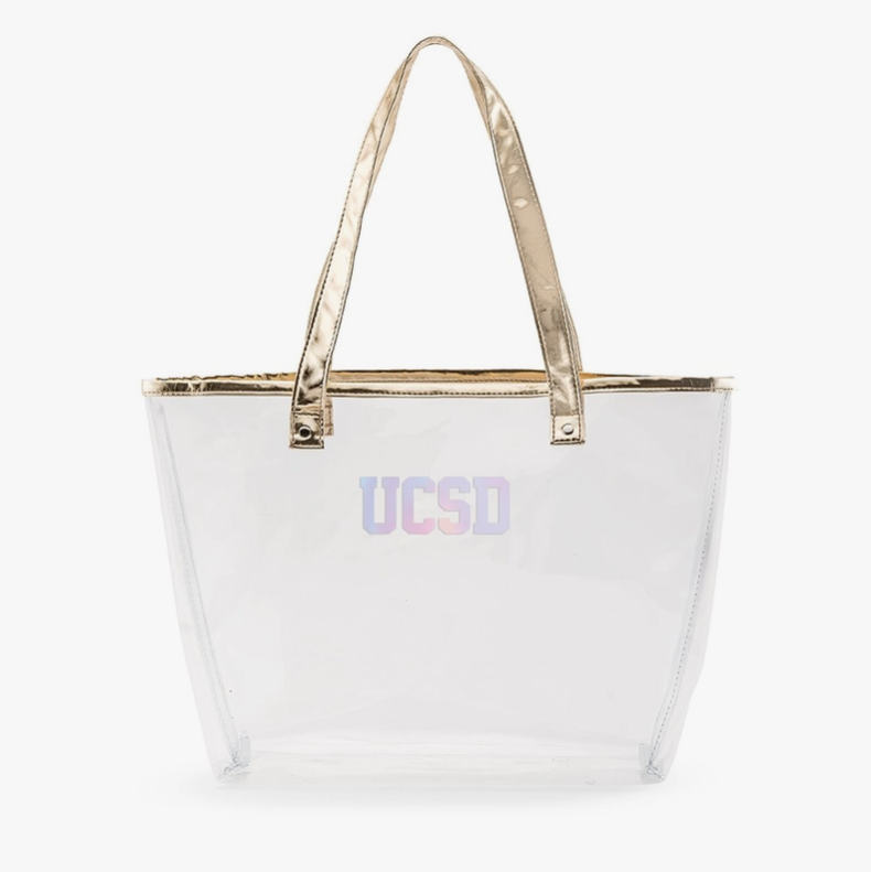 Custom Clear Plastic Stadium Tote