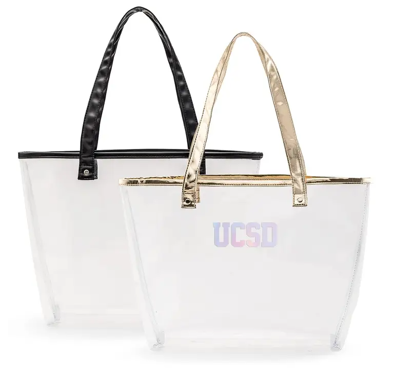 Custom Clear Plastic Stadium Tote