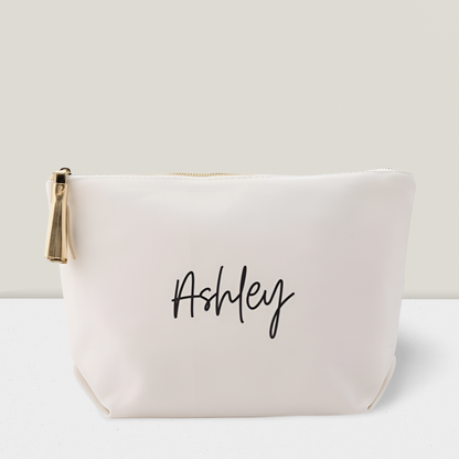 Custom Large Canvas Makeup Bag