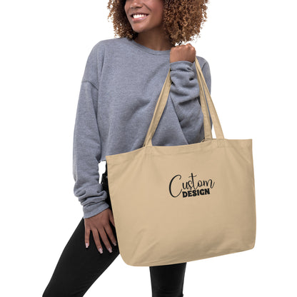 Custom Embroidered Organic Cotton Tote