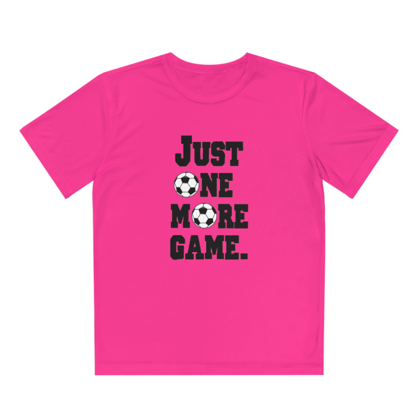 Just One More Game Soccer Sport-Tek® Competitor™ Youth Tee